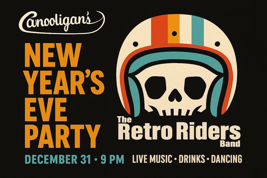 Canooligans New Years Party with the Retro Riders 