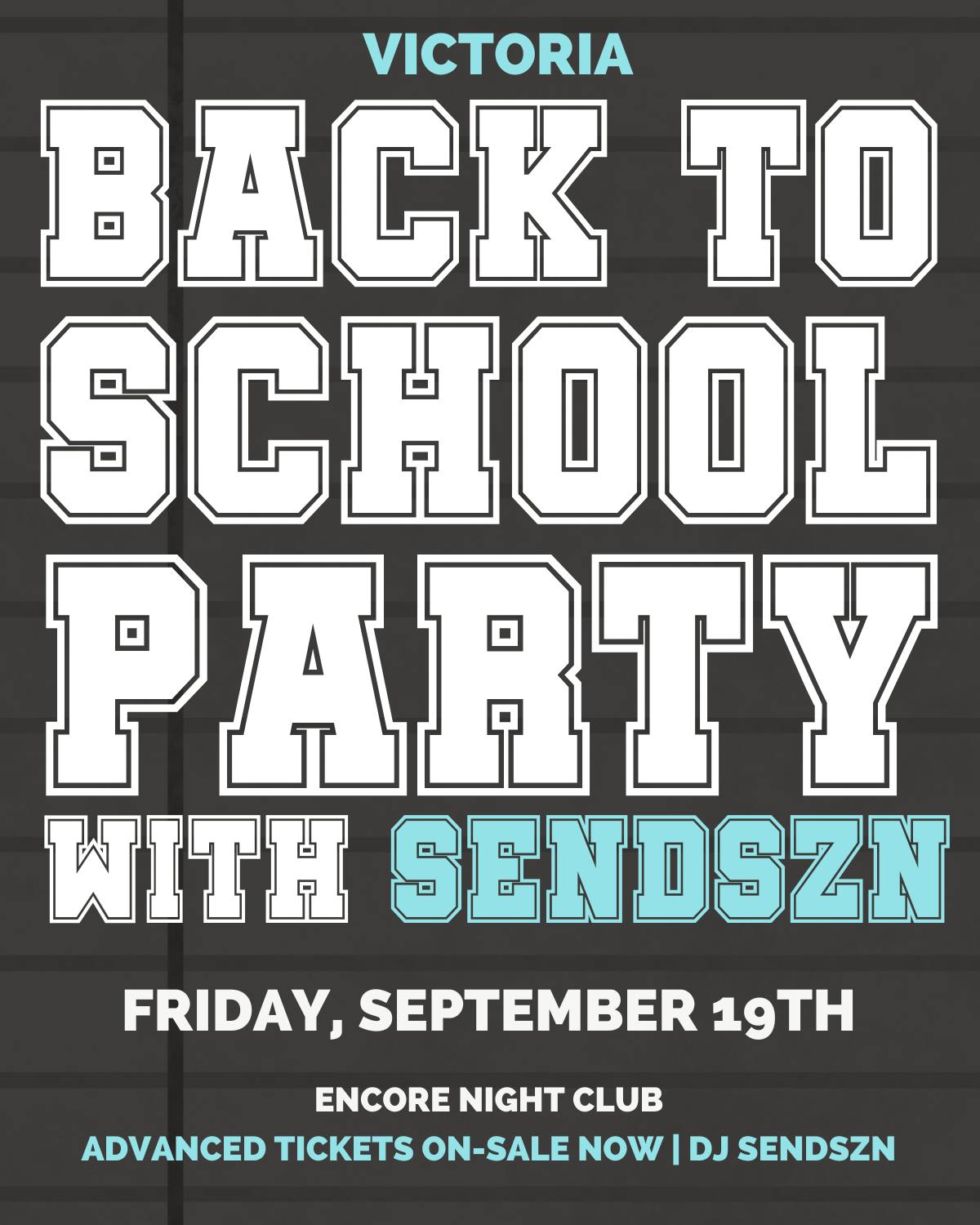 BACK 2 SCHOOL WITH SENDSZN