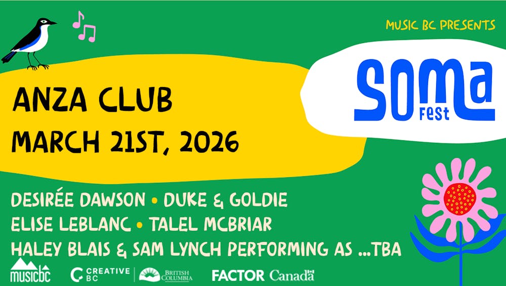 Music BC Presents: SoMa Fest @ Anza Club