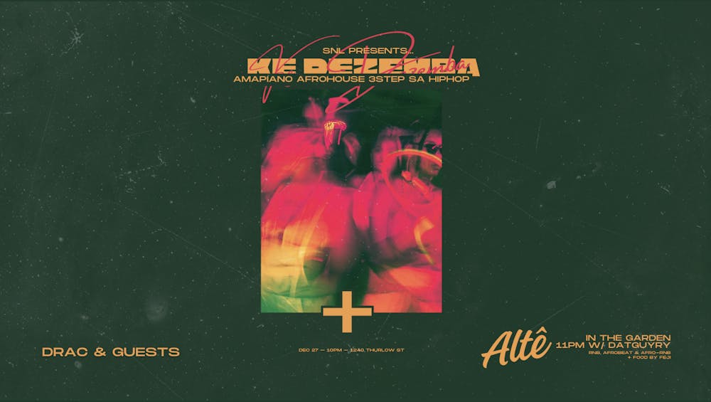 SNL Presents "Ke Dezemba" + Alté 