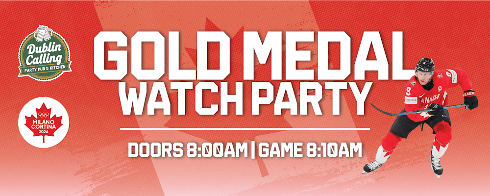 GOLD MEDAL WATCH PARTY 🥇🇨🇦🍺