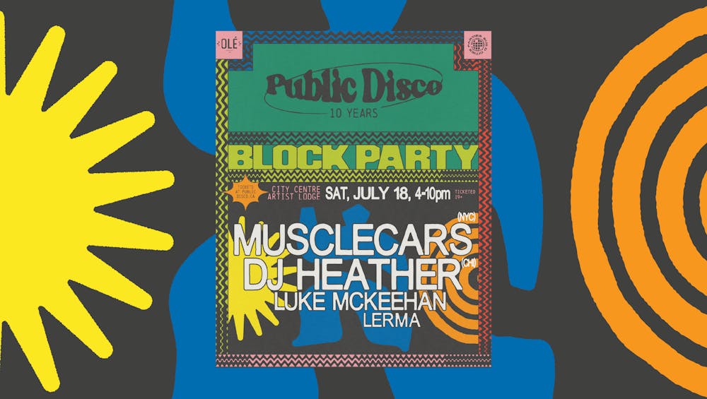 Public Disco Block Party: Musclecars (NYC), DJ Heather (CHI)